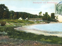 Strandparti ved Storehedinge