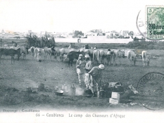 Casablanca Le camp des Chasseurs d'Afrique