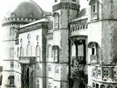 Cintra vista parcial do Castello da Pena entrada