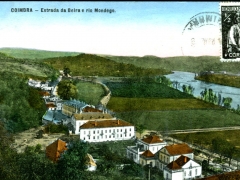 Coimbra Estrada da Beira e rio Mondego