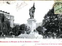 Lisboa Monumento do Marrquez de Sa da Bandeira