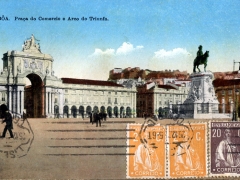 Lisboa Praca do Comercio e Arco do Triunfo