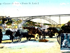 Porto Carros de bois e Ponte D Luiz I