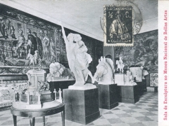 Sala de Esculptura no Maseu Nacional de Bellas Artes