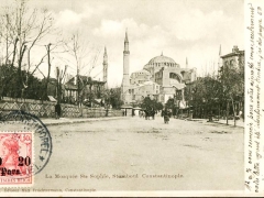 Constantinople la Mosquee Ste Sophia
