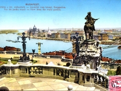 Budapest Aussicht vom königl Burggarten