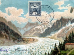 Landschaft Berge Künstlerkarte