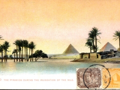 Cairo the Pyramids during the Inundation of the Nile