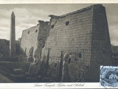 Luxor Temple Pylon and Obelisk