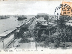 Port Said General View Town and Canal