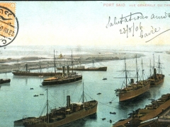 Port Said Vue generale du Canal