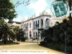Alger Palais d'Ete du Gouverneur a Mustapha Superieur