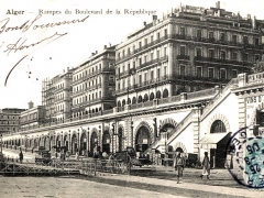 Alger Rampes du Boulevard de la Republique