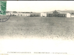 Extreme Sud Algerien Colomb Bechar Le village europeen
