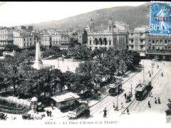 Oran La Place d'Armes et le Theatre