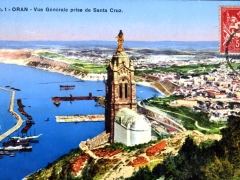 Oran Vue Generale prise de Santa Cruz