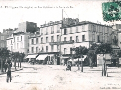 Philippeville Rue Nationale a la Sortie du Port