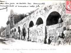 Tebessa La Citadelle Byzantine vue Intereure des Remparts