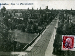 München Blick vom Maximilianeum
