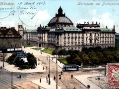 München Karlsplatz mit Justizpalast