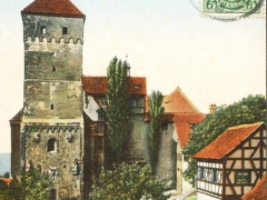 Nürnberg Heidenturm und Brunnenhäuschen
