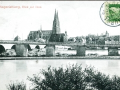 Regensburg Blick auf den Dom