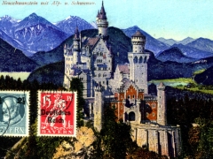 Schloss Neuschwanstein mit Alp u Schwansee