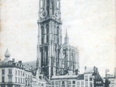 Anvers Vue sur la Cathedrale