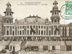Blankenberghe Le Kursaal et l'Hotel du Rhin