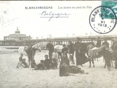 Blankenberghe Les aniers au pied du Pier