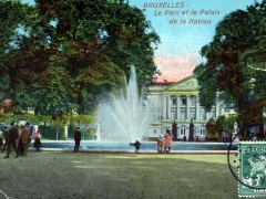 Bruxelles Le Parc et le Palais de la Nation