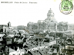 Bruxelles Palais de Justice Panorama