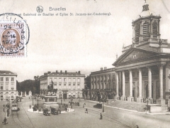 Bruxelles Place Royale Monument Godefroid de Bouillon