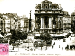 Bruxelles Place de Brouckere Monument Anspach