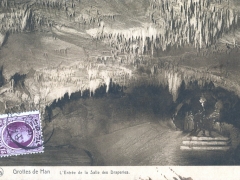 Grottes de Han L'Entree de la Salle des Draperies