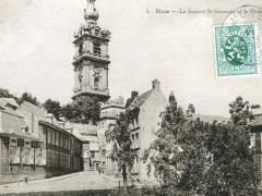 Mons Le Square St Gemain et le Beffroi