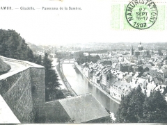 Namur Citadelle Panorama de la Sambre