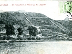 Namur Le Funiculaire et l'Hotel de la Citadelle