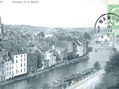 Namur Panorama de la Sambre