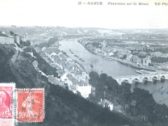 Namur Panorama sur la Meuse