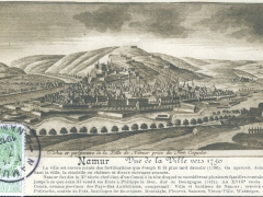 Namur Vue de la Ville vers 1750