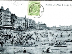 Ostende La Plage a maree basse