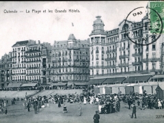 Ostende La Plage et les Grands Hotels