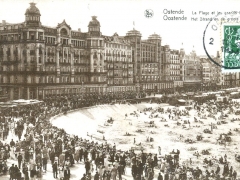 Ostende La Plage et les grands Hotels