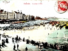 Ostende La plage a Midi