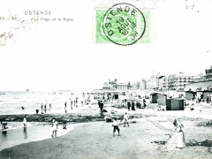 Ostende La plage et la Digue