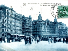 Ostende Les Hotels et la Digue