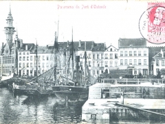 Ostende Panorama du Port d'Ostende