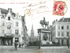 Ostende Statue de Leopold 1er