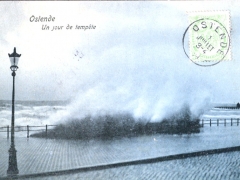 Ostende Un jour de tempete